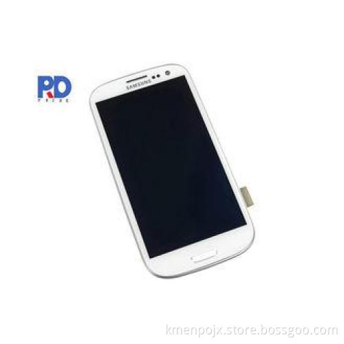 1280 x 720 pixel White Samsung S3 i9300 LCD Screen Replacem